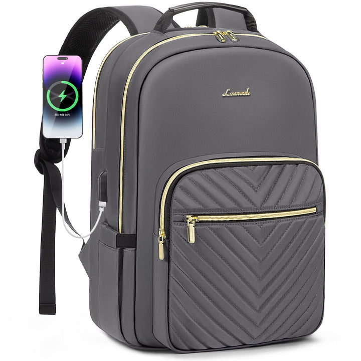 LOVEVOOK Laptop Rucksack Damen, 14 15,6 17,3 Zoll Laptoptasche Rucksack Damen Klein Wasserdicht Schu