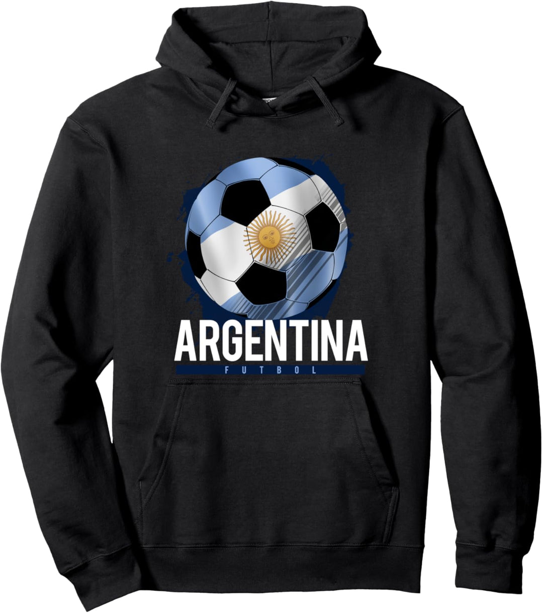 Trendy Argentina Futbol Poster Pullover Hoodie