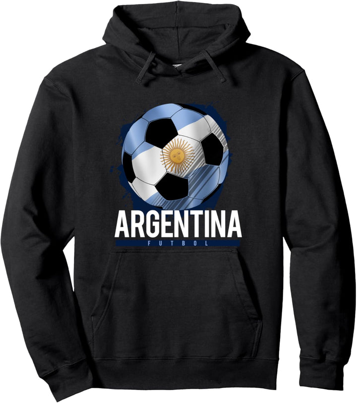 Trendy Argentina Futbol Poster Pullover Hoodie