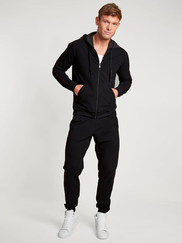 CALIDA Remix Basic Lounge Jogginghose Herren 56 Schwarz, 56 Schwarz