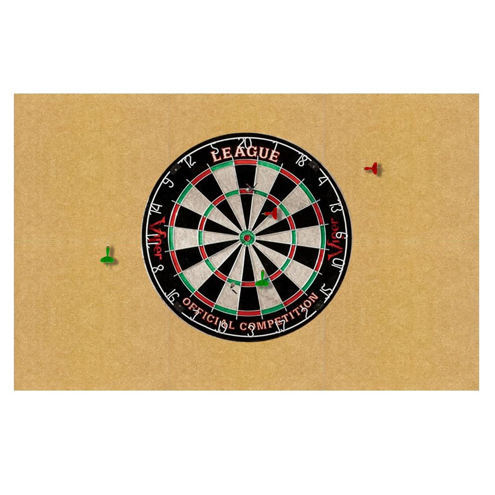 Dartboard-Wandschutz, Dart Wandschutz aus Filz, Dartboard-Umrandung, Selbstklebend, Gespleisste Wand