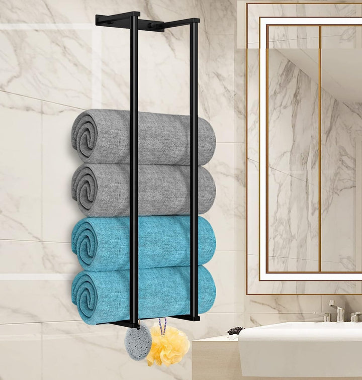 Handtuchhalter für Badezimmer, Wandmontage, Handtuchaufbewahrungshalter, Edelstahl, Badezimmer-Handt
