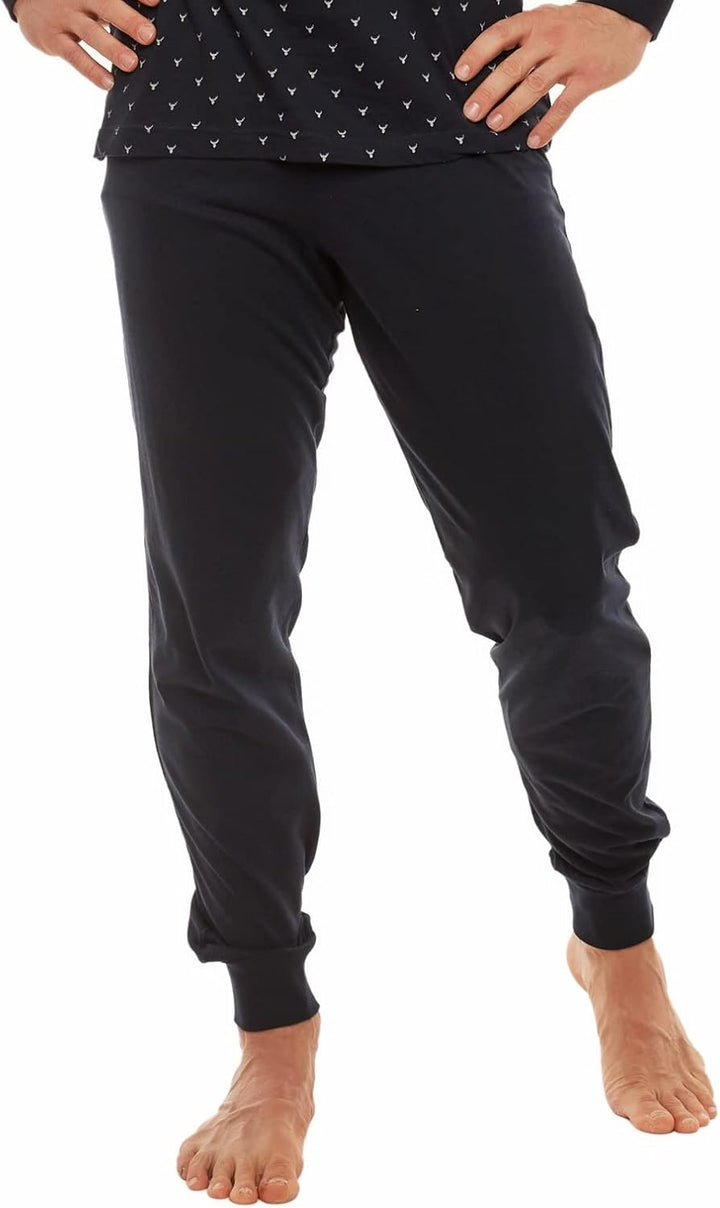 Selente Sweet Dreams moderner und bequemer Herren Schlafanzug/Shorty, mit weicher Baumwolle, Verschi