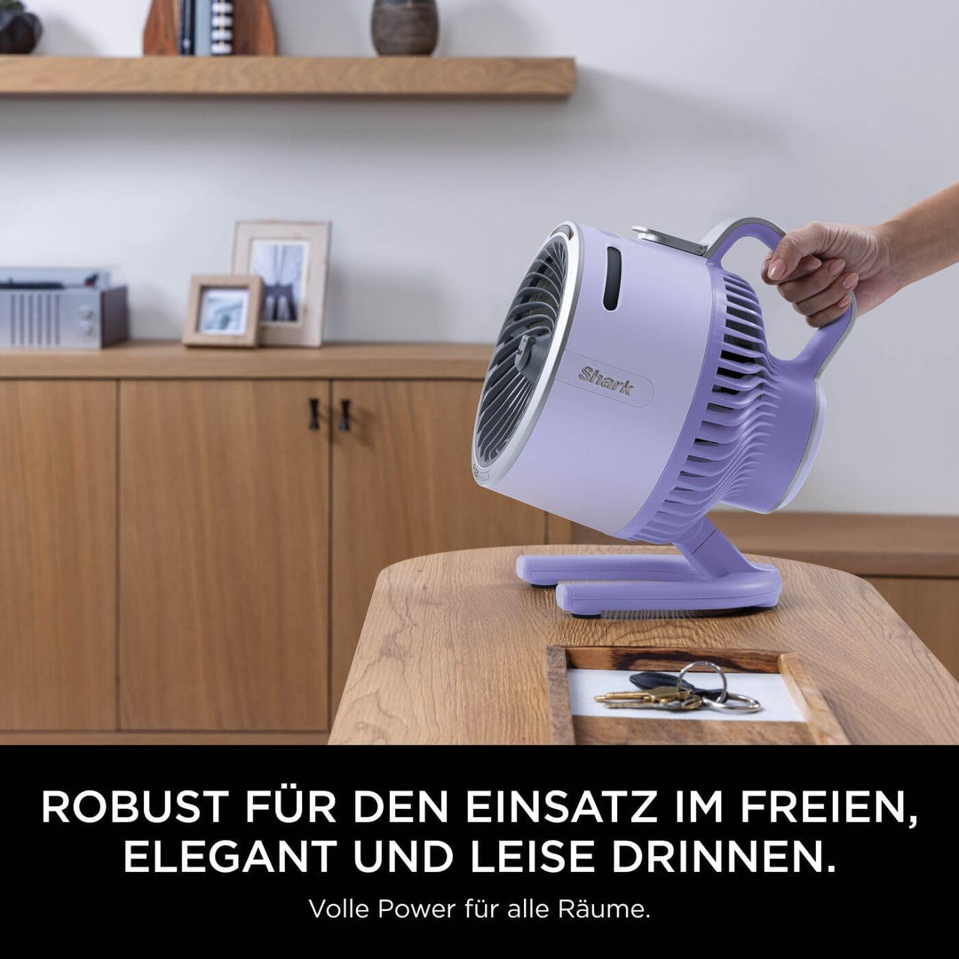Shark FlexBreeze HydroGo Starker Ventilator mit Sprühnebel, Kühlung für drinnen & draussen, leise &