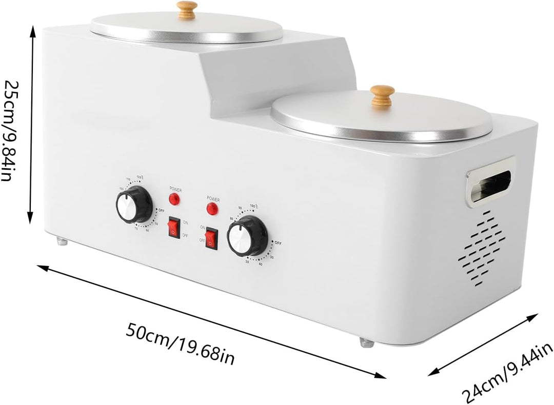 VonVVer Wachswärmer 5L - Wachsheizung 600W Elektrischer Wachswärmer 0-120℃ Temperatur Einstellbar Wa