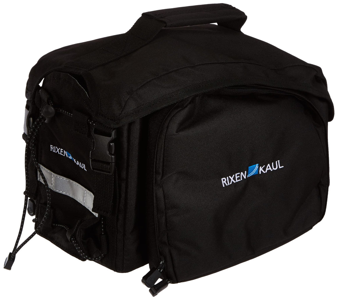 KlickFix 561205 Unisex Farradtasche Rackpack 1 Plus für Rackt Gepäckträgertasche, Schwarz, 28 x 35 x