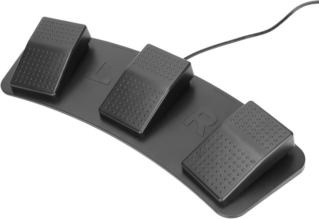 Bewinner USB Triple Foot Pedal, Triple Keys Controller Mechanischer Schalter, USB Foot Control Keybo