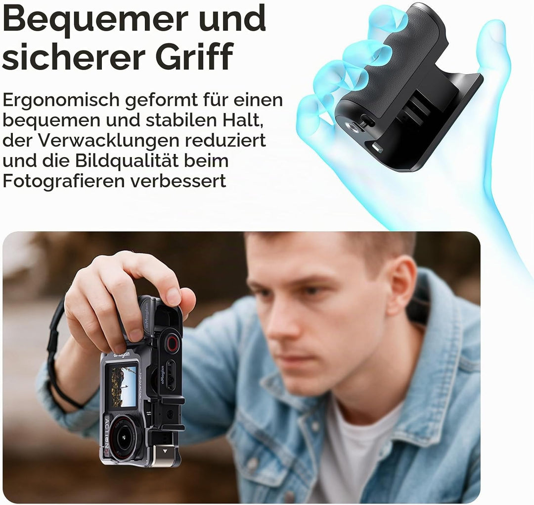 Xplorer Grip Kit für GoPro/DJI/Insta360 Action Kamera, Fotografieren Handgriff Handle Zubehör für Go