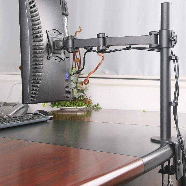 NEG Profi Universal Monitor-Tischhalterung Visoflex VF352B (schwarz) schwenkbar, neigbar, höhenverst