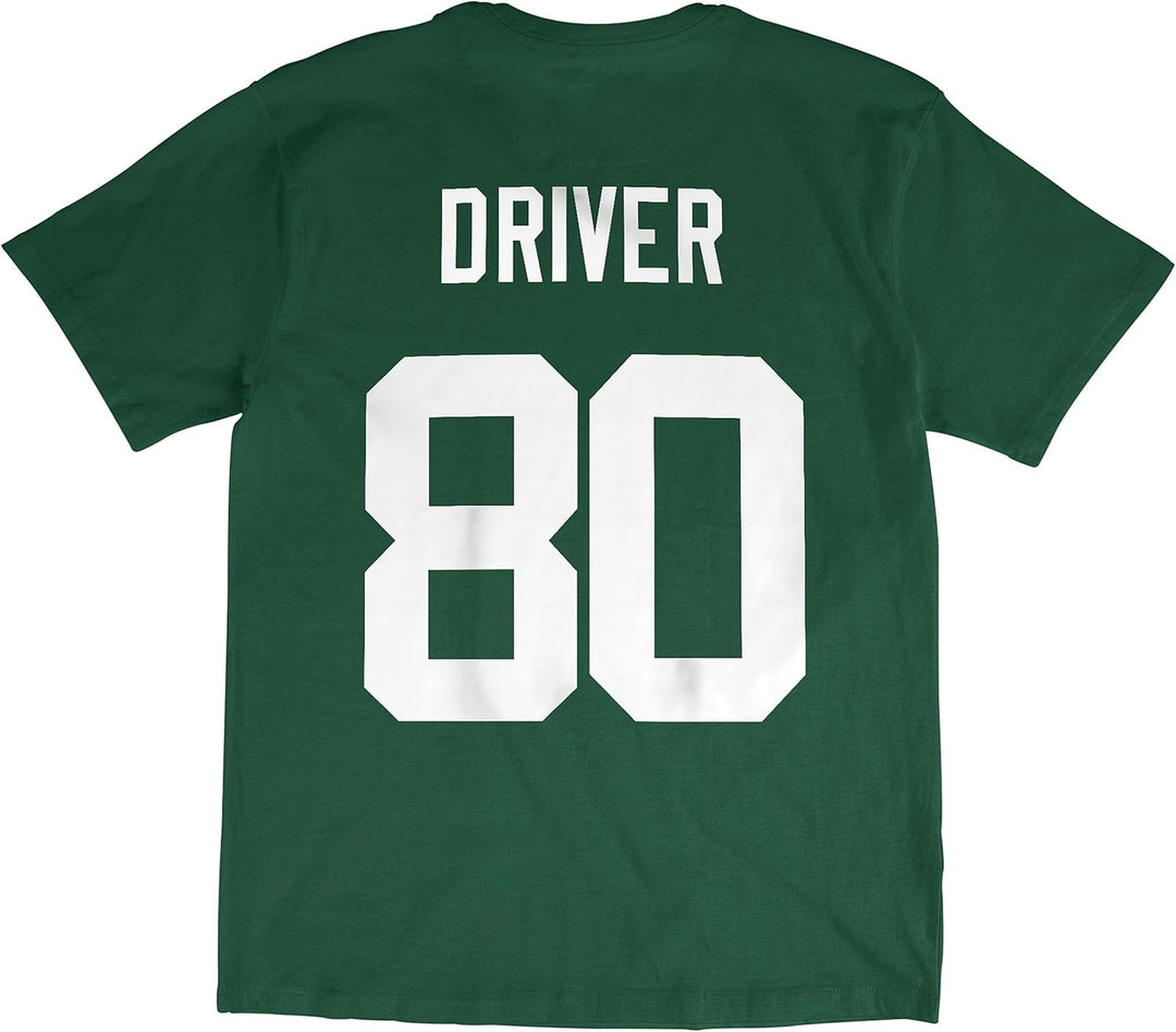 Mitchell & Ness Name & Number T-Shirt (NBA | HWC | NFL) Green Bay Packers - Donald Driver #80 S, Gre