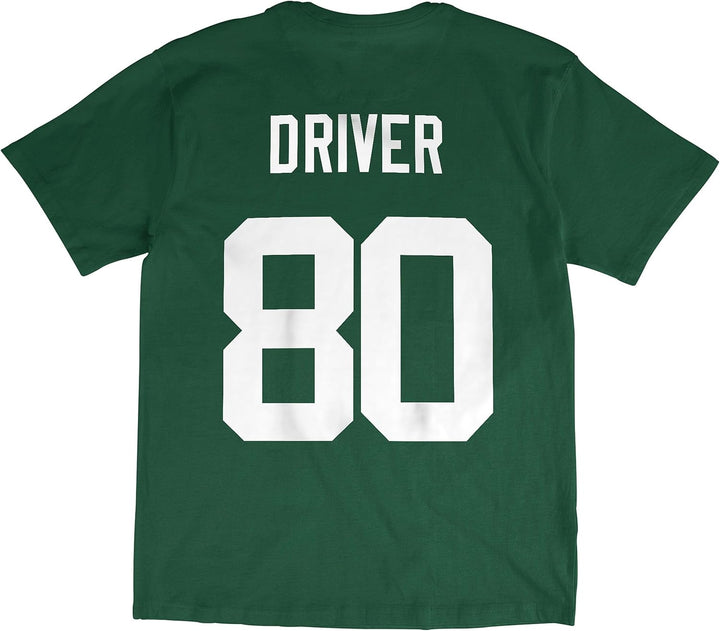 Mitchell & Ness Name & Number T-Shirt (NBA | HWC | NFL) Green Bay Packers - Donald Driver #80 S, Gre