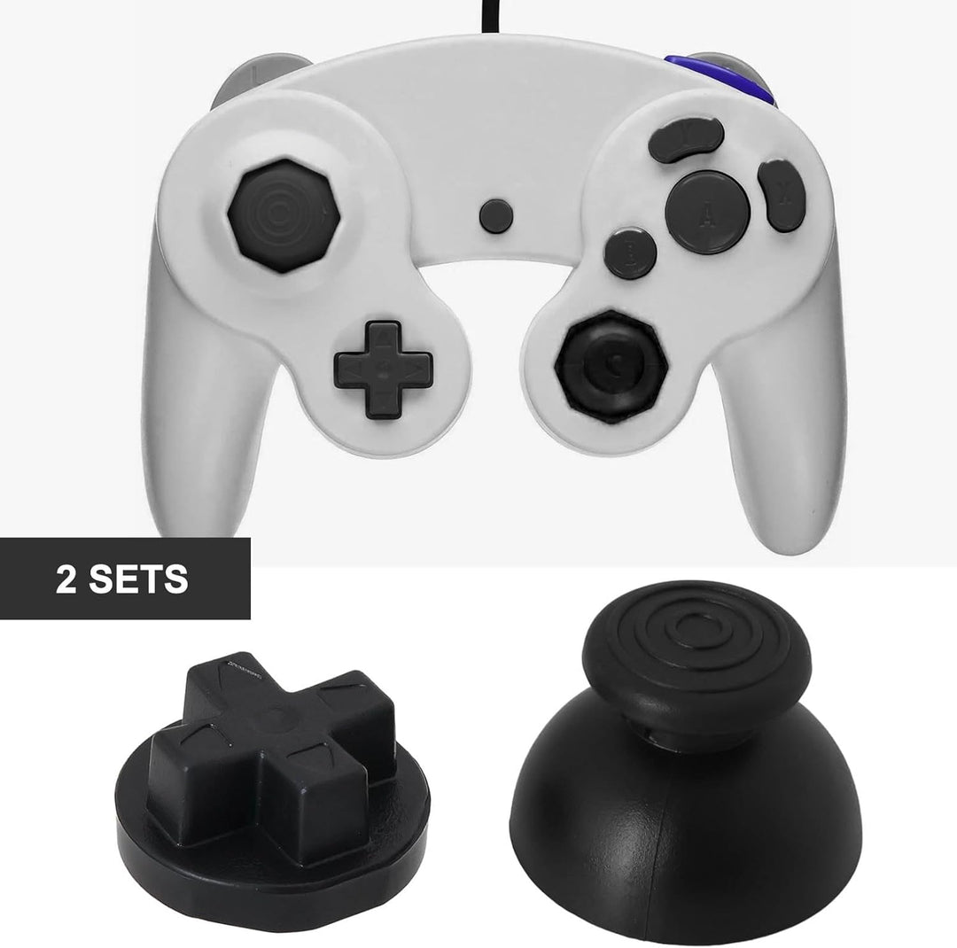 SG Store 2 Sätze Controller-Tasten Ersatz der Kunststofftasten des Spielekonsolen-Controllers Kompat