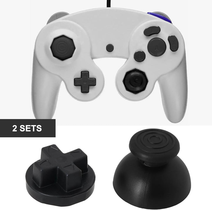 SG Store 2 Sätze Controller-Tasten Ersatz der Kunststofftasten des Spielekonsolen-Controllers Kompat