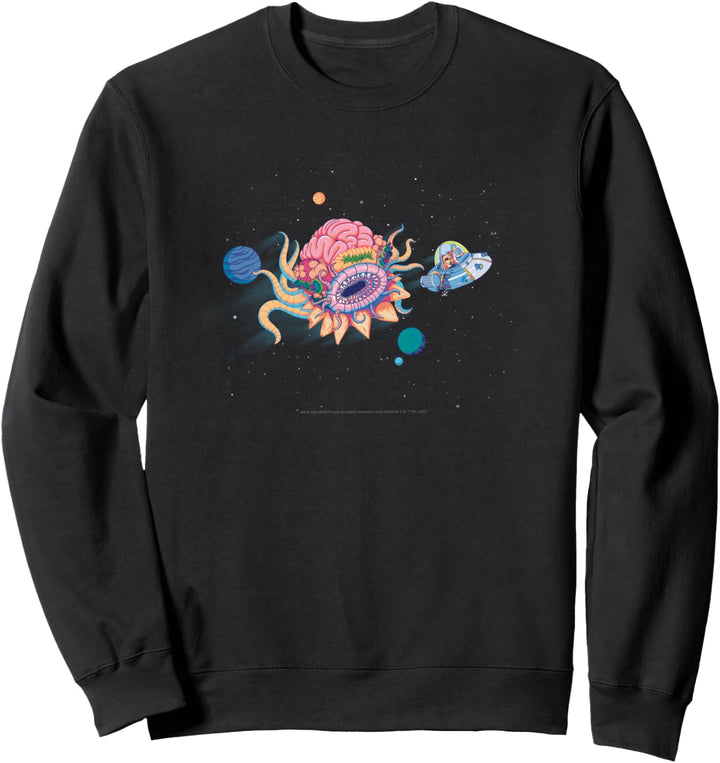 Rick and Morty Space Chase Sweatshirt