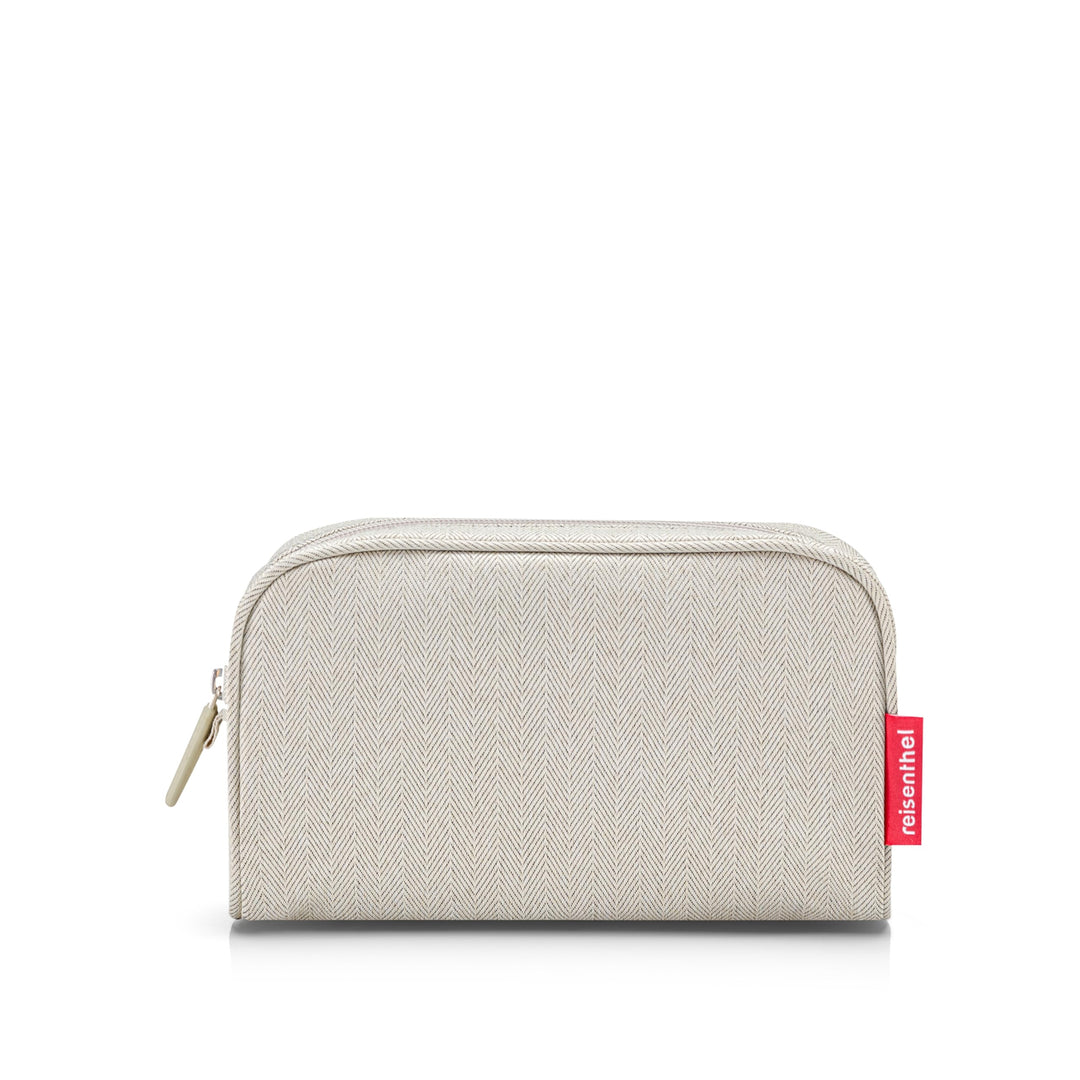 reisenthel Makeup case heringbone Sand - rechteckiges klassisches Etui zur Aufbewahrung All Ihrer wi