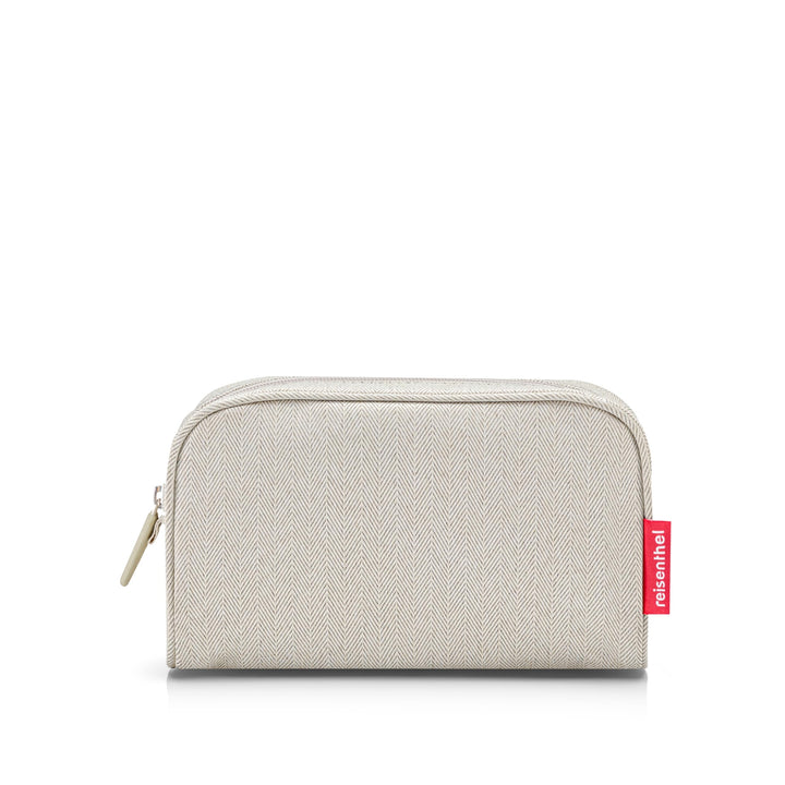 reisenthel Makeup case heringbone Sand - rechteckiges klassisches Etui zur Aufbewahrung All Ihrer wi