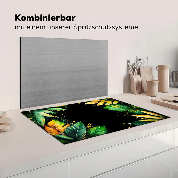 Herdabdeckplatte 80x52 cm Einteilig Abdeckplatten Cerankochfeld Abdeckung Ceranfeld Herdplattenabdec