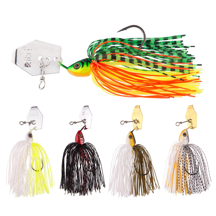 Zite Fishing Bladed Jigs Spinn-Köder Set – Hecht-Köder Barsch-Köder Zander Köder Spinnfischen – Chat