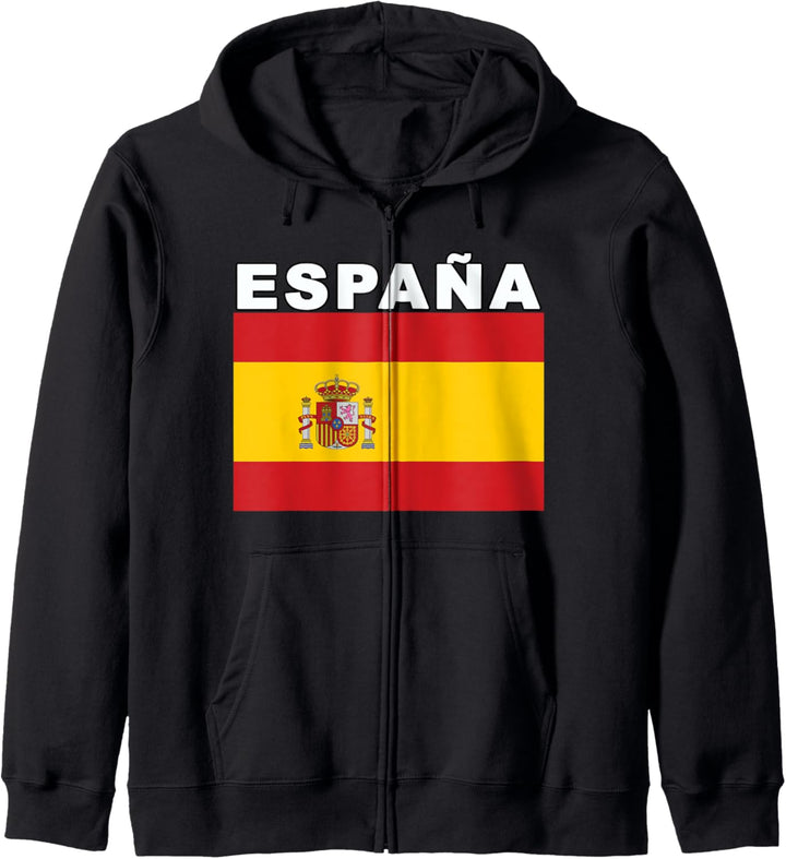 Spanische Nationale Espana-Flagge Kapuzenjacke