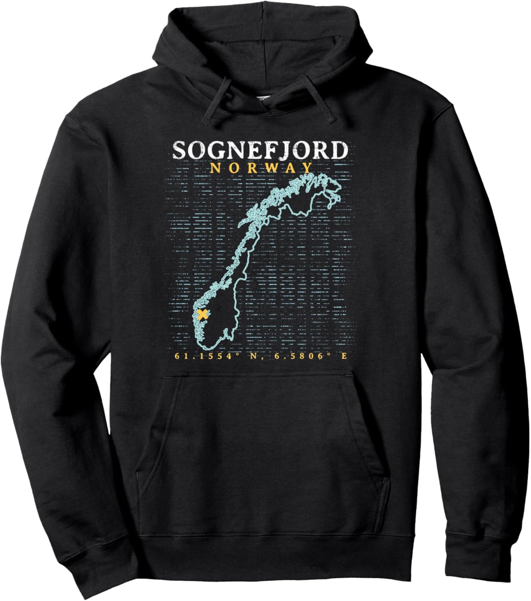 Norwegen Sognefjord Pullover Hoodie