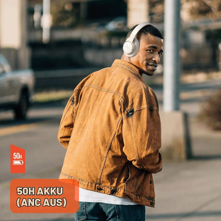 JBL Tune 760 NC – Bluetooth Over-Ear Kopfhörer mit aktivem Noise-Cancelling – Kabellose Ohrhörer mit