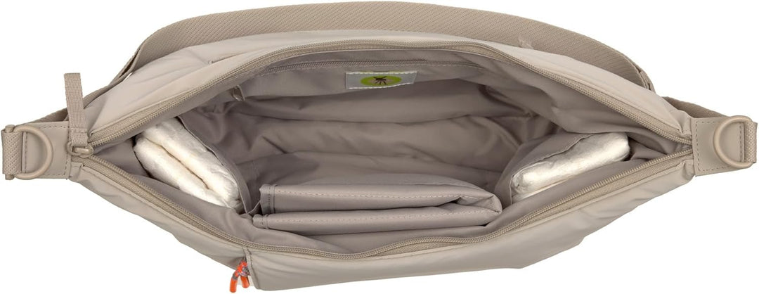 LÄSSIG Baby Wickeltasche zum Umhängen mit Wickelunterlage, Kinderwagenbefestigung, wasserabweisend/G