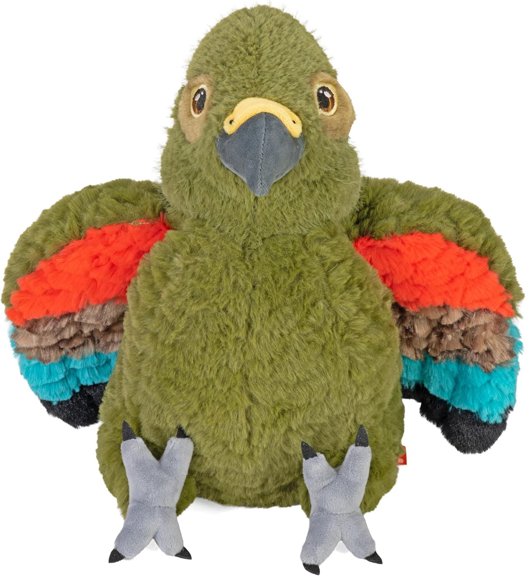 Wild Republic Artist Collection Eco Kea, Stofftier, 33 cm, Plüschtier, Füllung aus recycelten Wasser