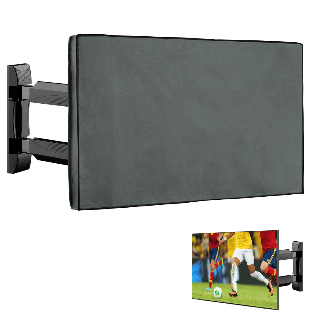 kwmobile 55" TV Outdoor TV Abdeckung - Fernseher Hülle Bildschirmschutz - Schutzhülle wetterfest - G