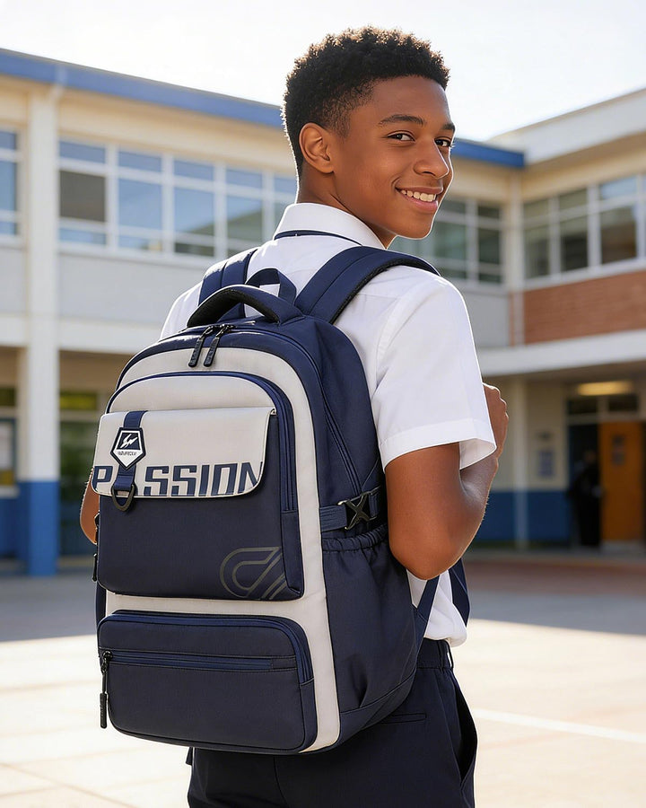 Amythe Schulrucksack Jungen Teenager 10-18 Jahre, Gross Rucksack Junior mit Laptopfach für Oberstufe