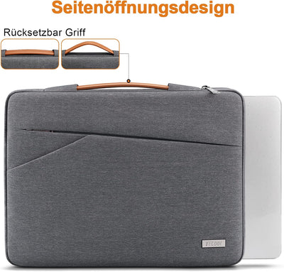 TECOOL 15,6 Zoll Laptoptasche Hülle Tasche für 15-15,6'' Lenovo Thinkpad Ideapad HP Dell Acer ASUS C