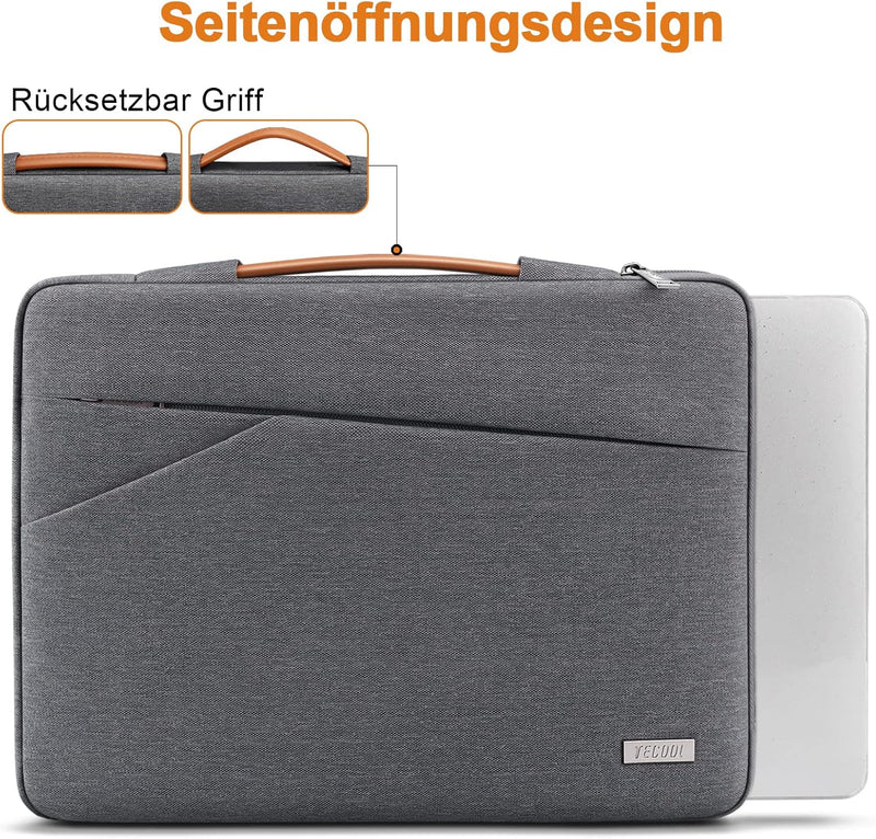 TECOOL 15,6 Zoll Laptoptasche Hülle Tasche für 15-15,6&