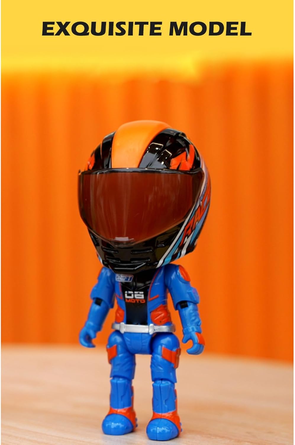 Transformable Doll Toys, Action Figures Motorcycle Model, Transformierende Motorrad-Puppe, 3D Q Vers