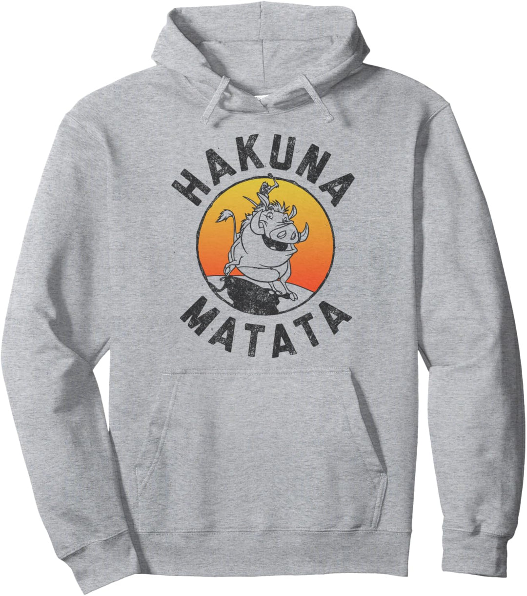 Disney Lion King Timon & Pumba Hakuna Matata Lifestyle Pullover Hoodie