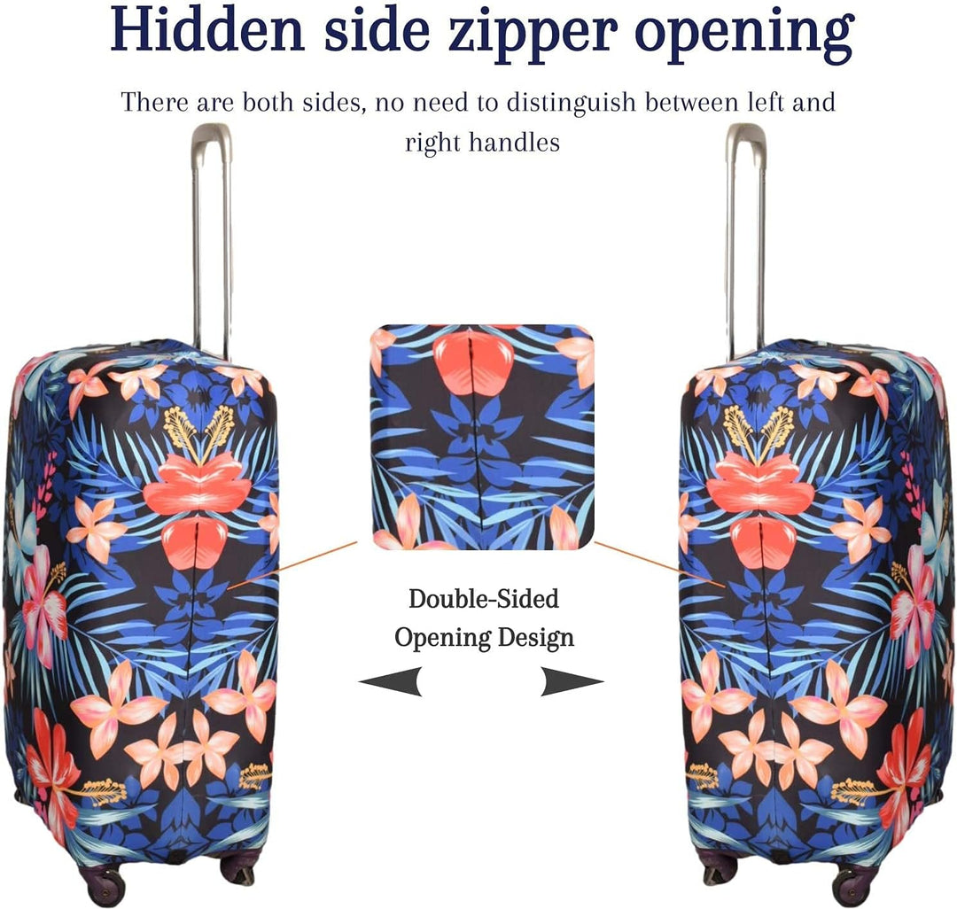 Gepäckabdeckung, GOXUNYUAN waschechter Schutzkoffer-Cover - Reise-elastischer Spandex-Koffer-Protect