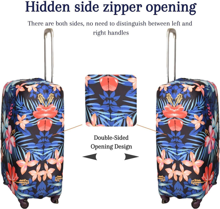 Gepäckabdeckung, GOXUNYUAN waschechter Schutzkoffer-Cover - Reise-elastischer Spandex-Koffer-Protect