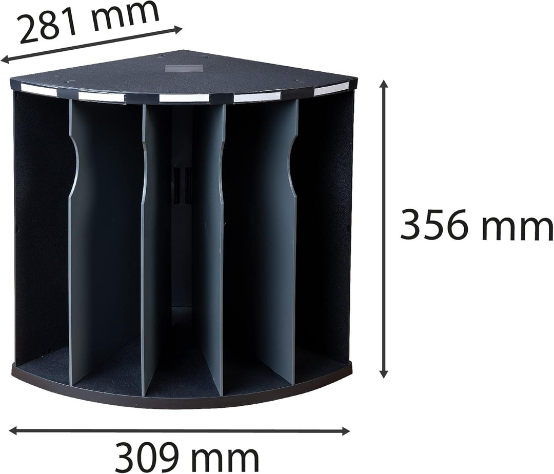 Exacompta 393714D Ergonomische Sortierablage THE CORNER mit 5 Fächern für Ordner, Mappen, Hefter und