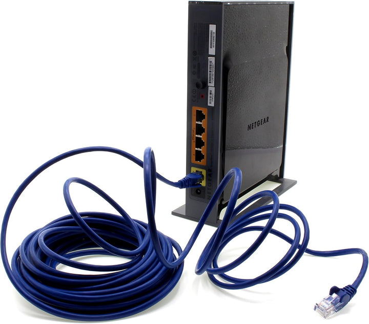 1aTTack.de Netzwerkkabel Cat.6 - blau - 10x - 7,5m - (Set) - CAT6 Ethernet Kabel Lankabel 1000 Mbits