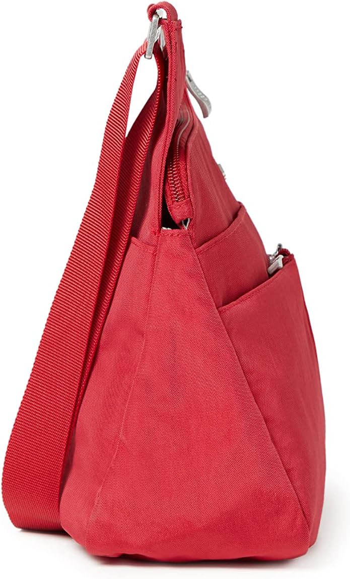 Baggallini Damen Cross-Over-Umhängetasche Apfel, Apfel