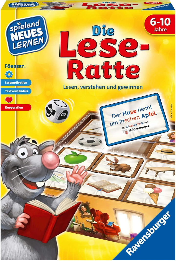 Ravensburger 24956 - Die Lese-Ratte & 80349 - Lernen Lachen Selbermachen: Rechnen bis 20, Kinderspie