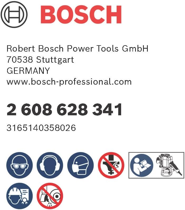 Bosch Professional Abrundfräser Standard for Wood (für Holz, Radius 8 mm, Arbeitslänge 15,5 mm, Zube