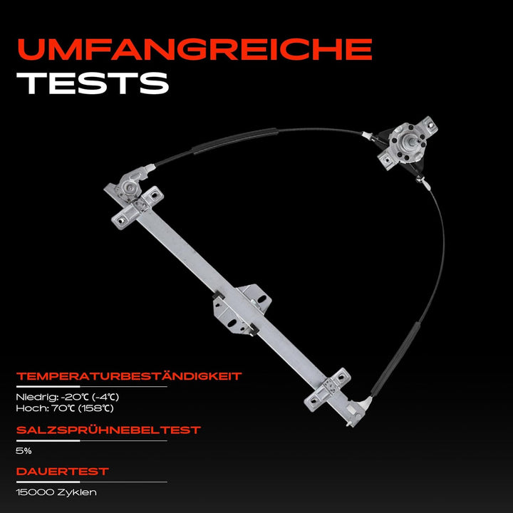 Frankberg Manuell Fensterheber Ohne Motor Vorne Links Kompatibel mit Golf II 19E 1G1 J-e-t-t-a II 19