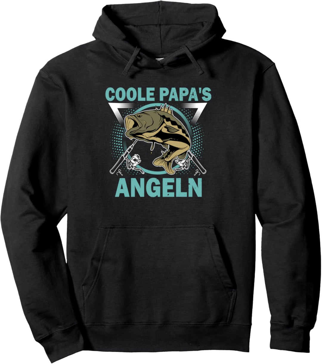 Coole Papa's Anglen Herren Papa Barsch Männer Angler Pullover Hoodie