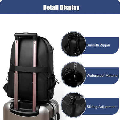 FANDARE Herren Schulrucksack Rucksack Schulrucksack Geschäft Daypacks Schultaschen Leichter Teenager