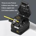 Fiber Optic Cleaver Hochpräzise SKL-6C Glasfaserschneider Kabelschneidemesser Werkzeug 125um Durchme