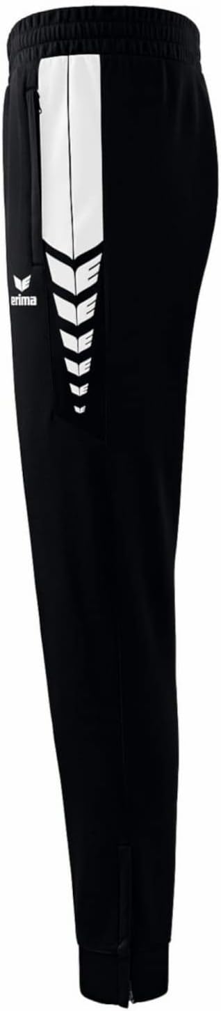 Erima Unisex Kinder Trainingshose Six Wings Funktionelle 152 Schwarz/Weiss, 152 Schwarz/Weiss