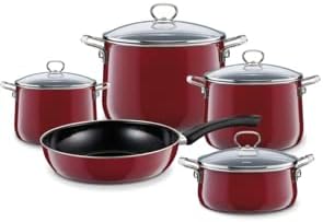 Riess, 0057-008, Emaille Pfanne extra stark, NOUVELLE- ROSSO EXTRA STARK, Durchmessser 28 cm, Höhe 6