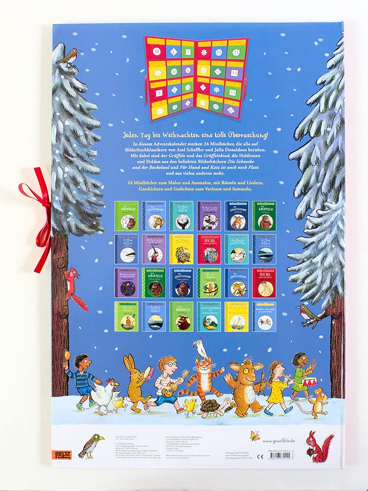 Der Grüffelo und seine Freunde. Adventskalender mit 24 Minibüchern, Gebundenes Buch