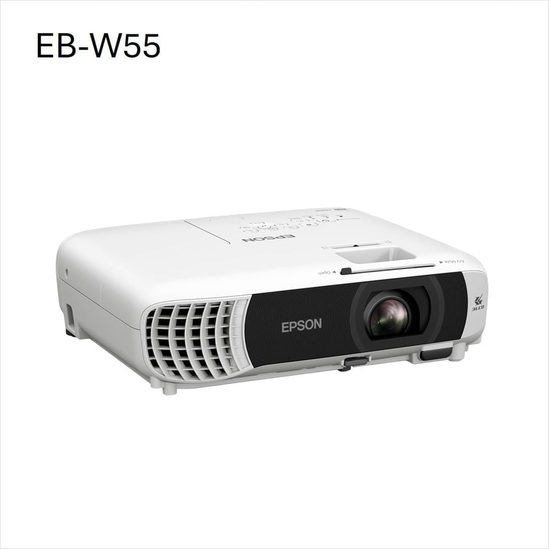 EPSON EB-W55 3LCD-Projektor HD-Ready (4.000 Lumen, 16:10, WXGA-Auflösung (1280x800 Pixel), WiFi, HDM