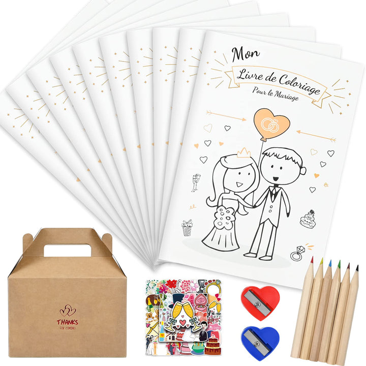 Ulikey Hochzeitsmalbuch Kinder, Französische Fassung