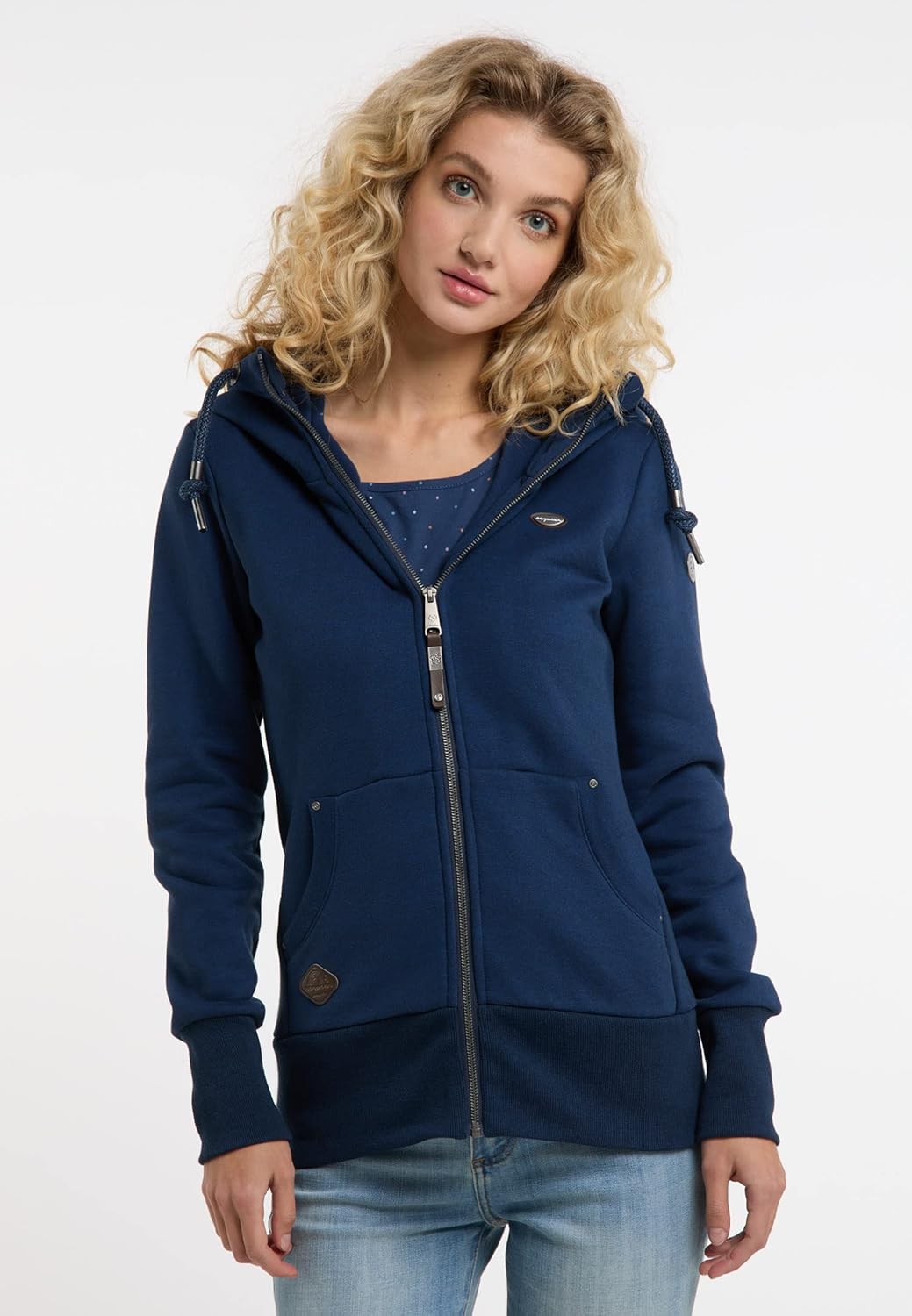 Ragwear NESKA Zip Damen Sweatshirt S Navy, S Navy